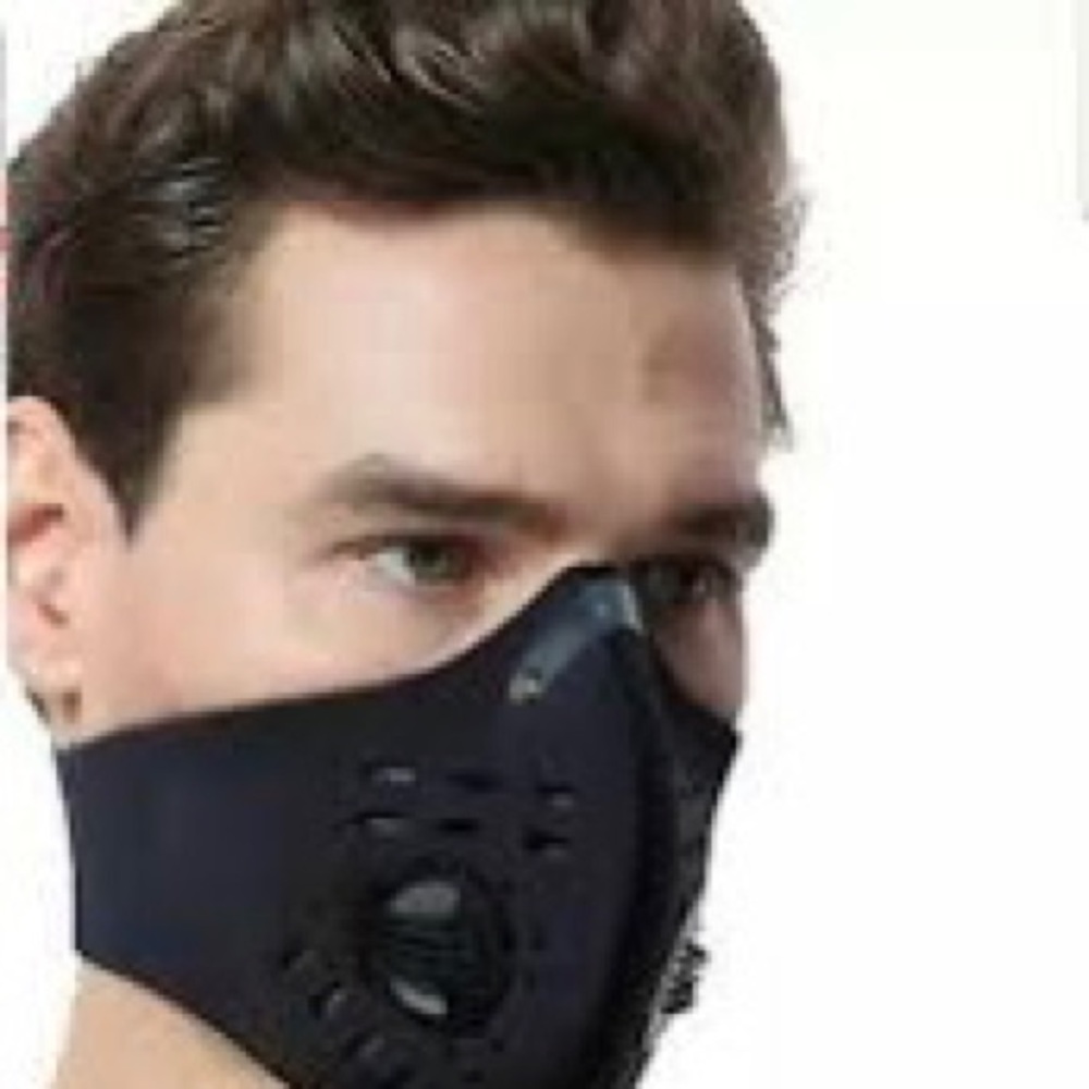 Reusable Face Mouth Mask with Filter & Air Vent Lot of 5